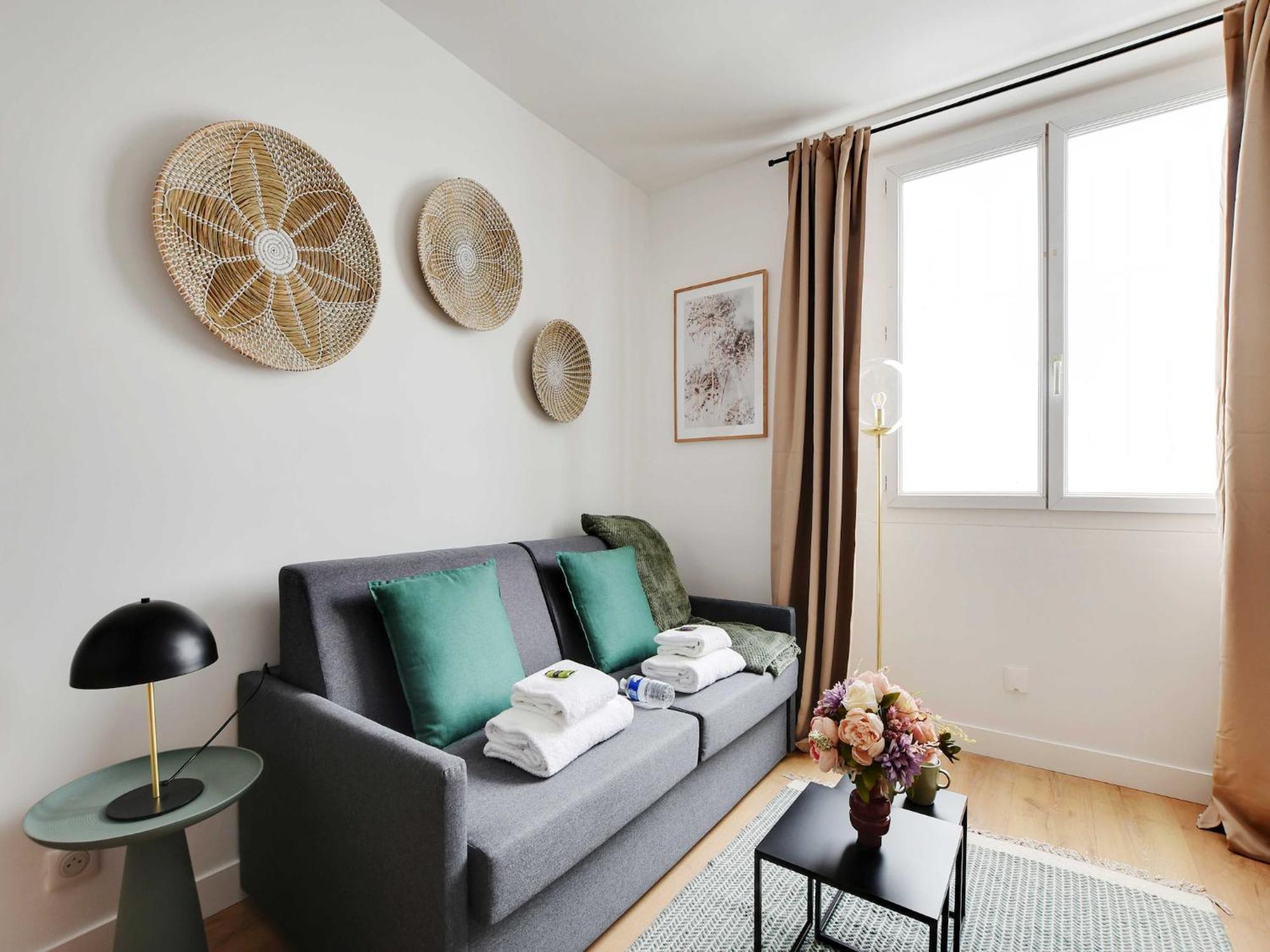 Apartment Peaceful -2p- Square Des Batignolles *