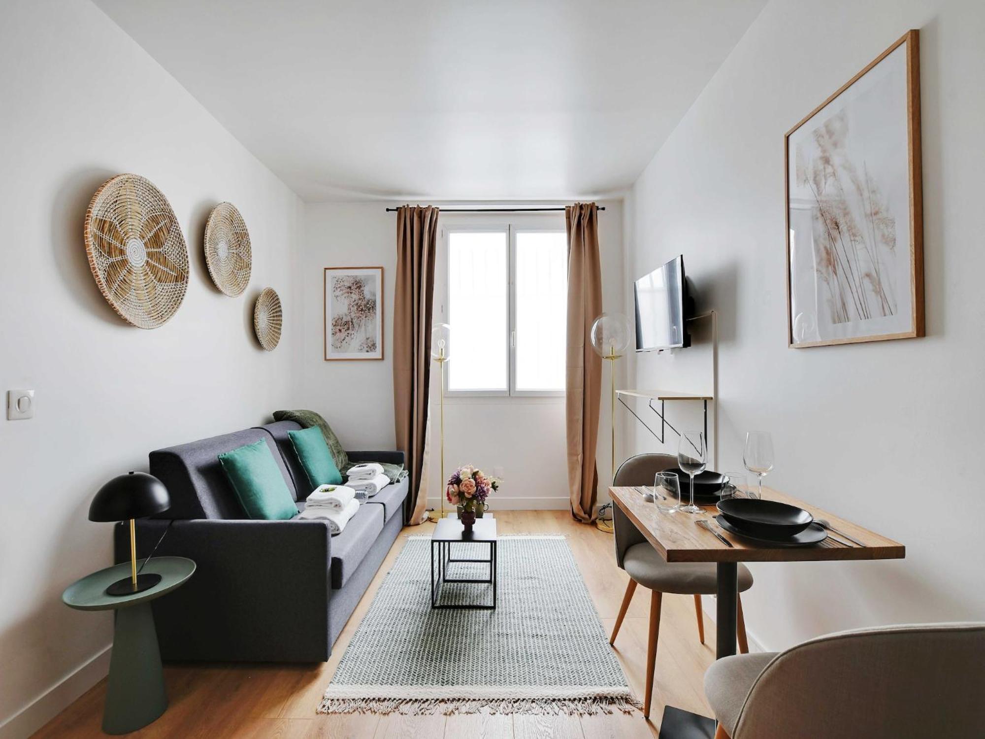 Apartment Peaceful -2p- Square Des Batignolles Paris
